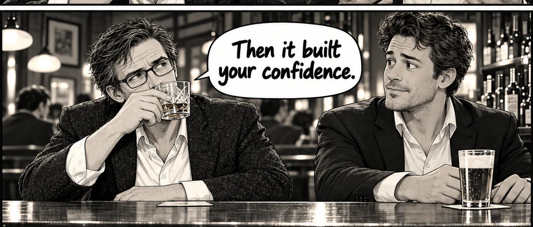 Panel 3 of 3 from Episode 002, “The AI Consultant”