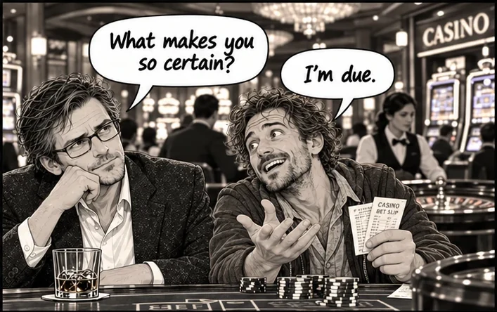 Panel 2 of 4 from Episode 008, “The Gambler”