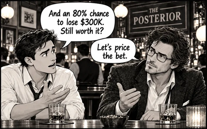 Panel 2 of 4 from Episode 013, “The Expected Value”