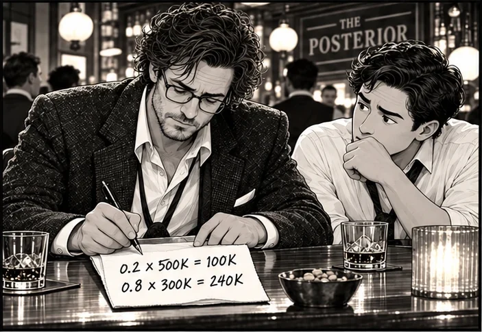 Panel 3 of 4 from Episode 013, “The Expected Value”