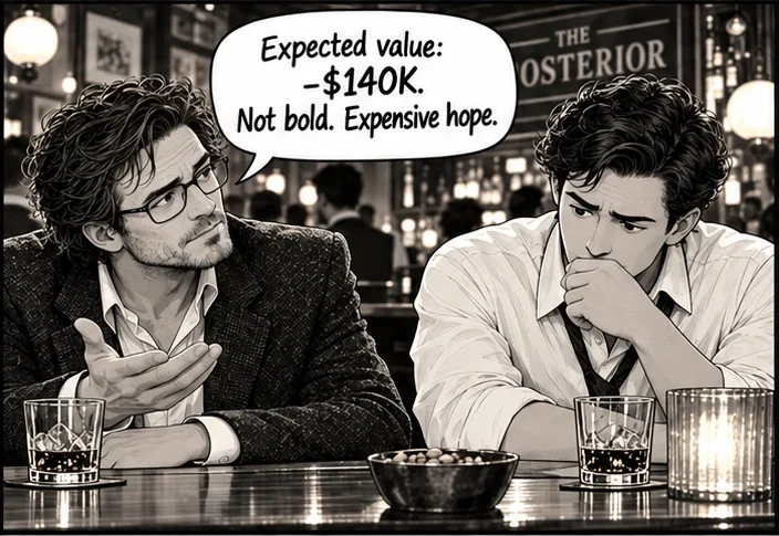 Panel 4 of 4 from Episode 013, “The Expected Value”