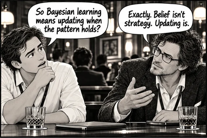 Panel 4 of 4 from Episode 014, “Updated Beliefs”