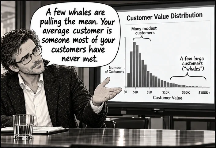 Panel 4 of 4 from Episode 015, “The Average Customer”