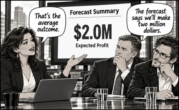 Opening panel of Episode 019, “The Uncomfortable Forecast”