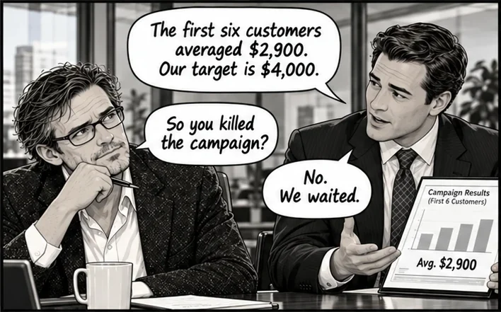 Panel 1 of 4 from Episode 025, “The Long Run”